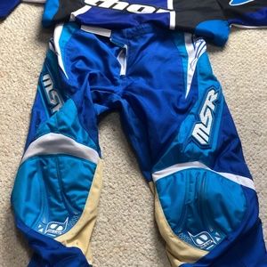 MSR blue motorsports pants